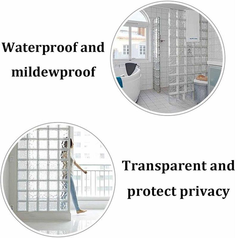 Block de Vidrio Cloudy Clear 19x19x8 Cm