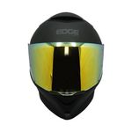 Casco Integral Negro Mate para Motociclista Talla S