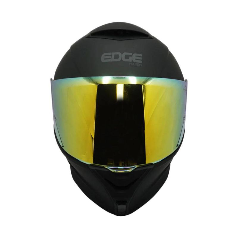 Casco Integral Negro Mate para Motociclista Talla S