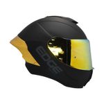 Casco Integral Negro Mate para Motociclista Talla S