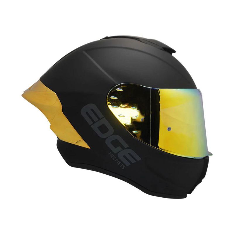 Casco Integral Negro Mate para Motociclista Talla S