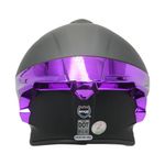 Casco Integral Negro Mate para Motociclista Talla S