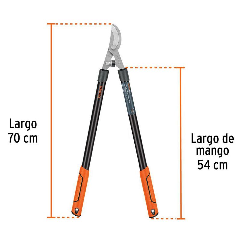 Tijera Corta Ramas con Mango de Acero 1 1/2 Plg