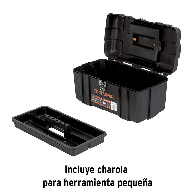 Caja de Herramientas Industrial Plástica 17 Plg