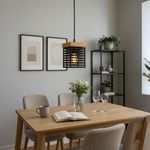 Lámpara Colgante Vintage Cuadrada 1 Luz