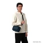 Bolso Cruzado Crossbody Azul Pequeño Rectangular