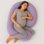 Almohada en Forma de C Lavanda