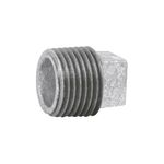 Tapón Macho de Acero Galvanizado 1/2 Plg con Rosca