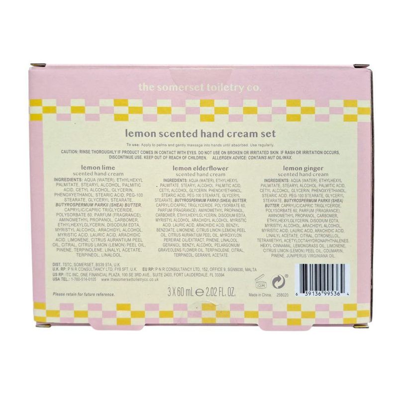 Caja de Cremas de Manos 60 Ml Limón