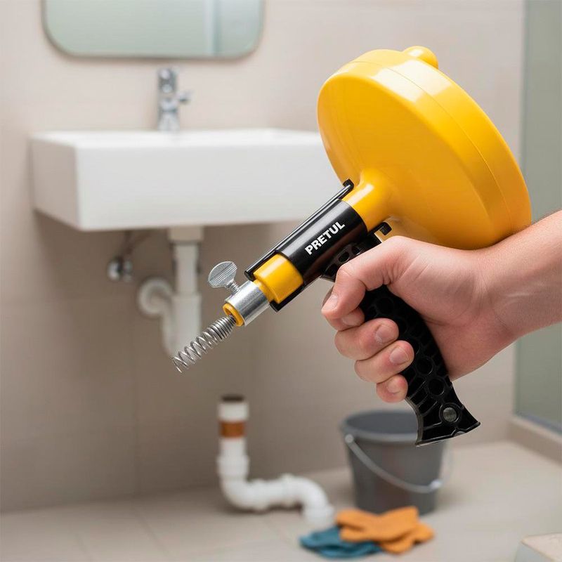 Destapacaños 7.6 m Manual con Mango DECA‑25P