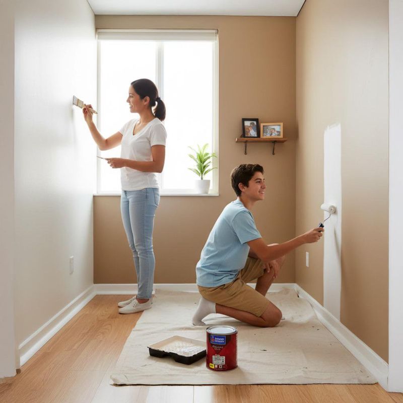 Colonial Style Látex Mate Blanco 1/4 Gal