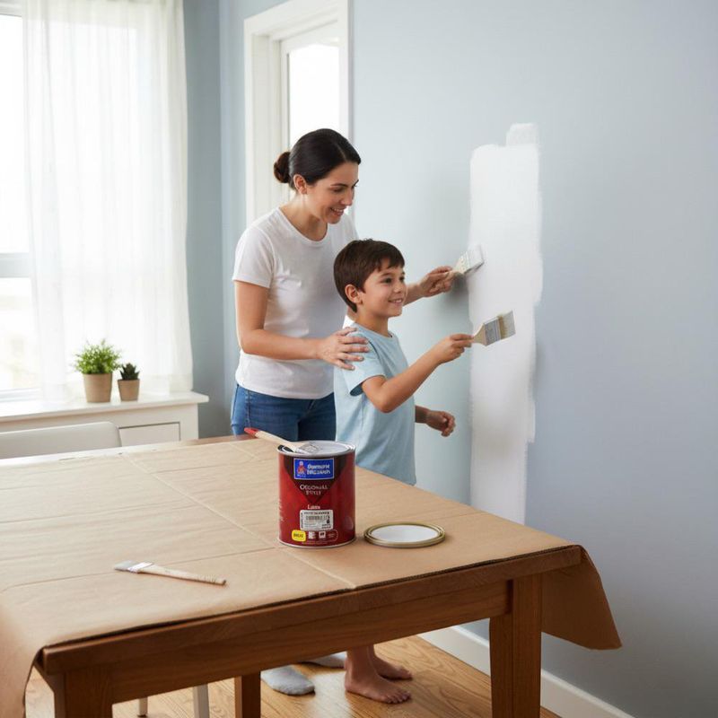 Colonial Style Látex Mate Blanco 1/4 Gal