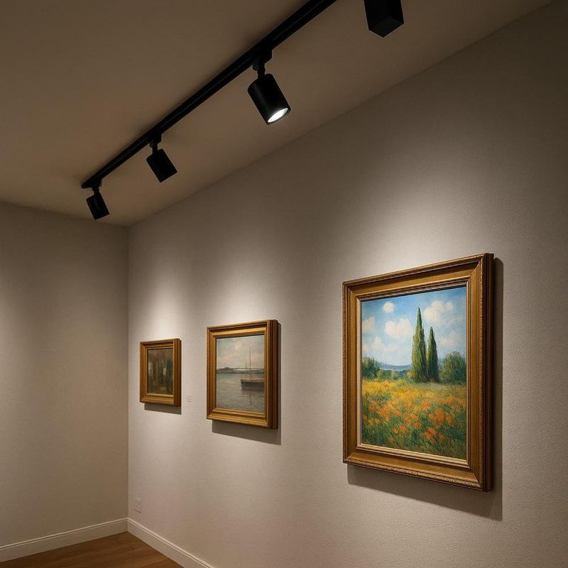 Riel para Lámpara Negro 100 Cm