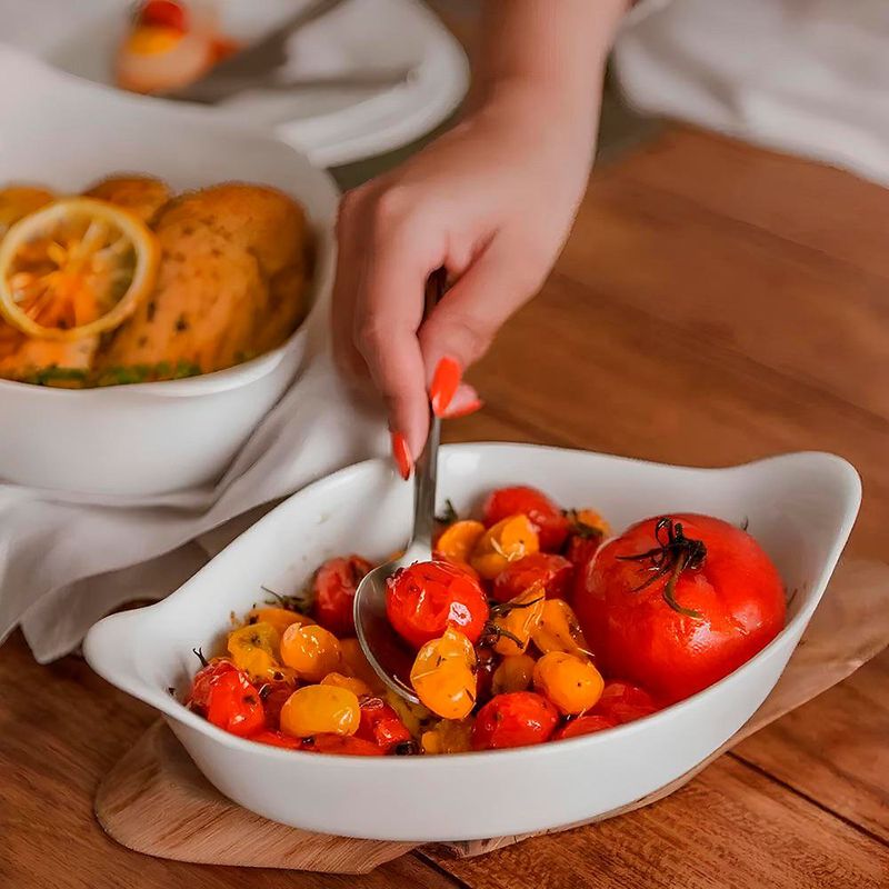 Molde Ovalado de Vidrio 0.6 Lts