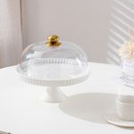 Base de Cerámica para Pastel con Tapa