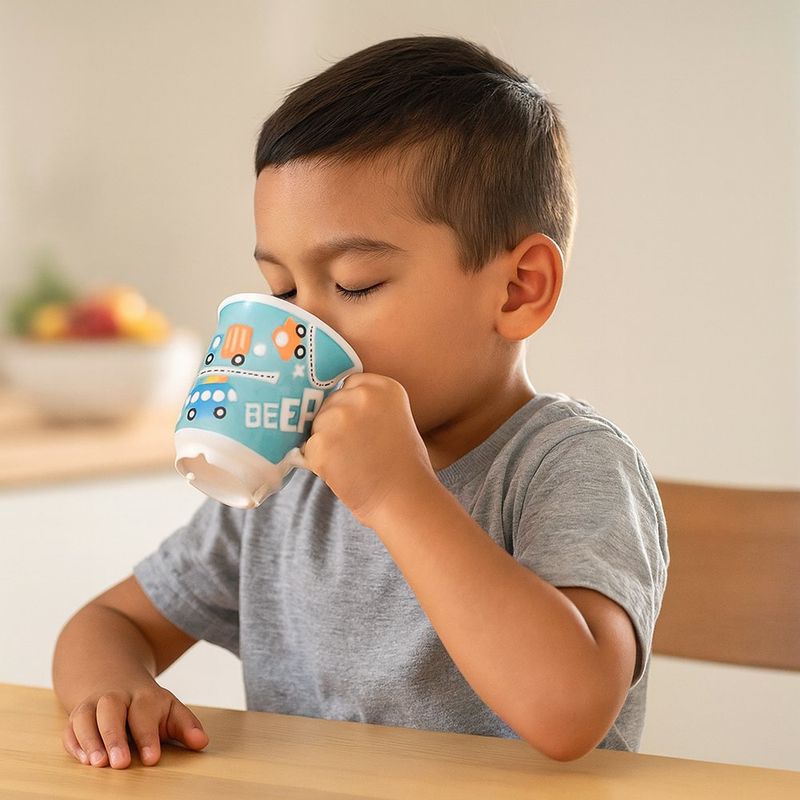 Taza Infantil Beep Azul 6 Oz