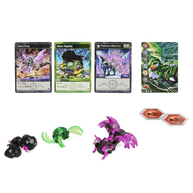 Bakugan Diecast Power Up Diseños Surtidos