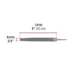 Lima Plana Bastarda 8 Plg