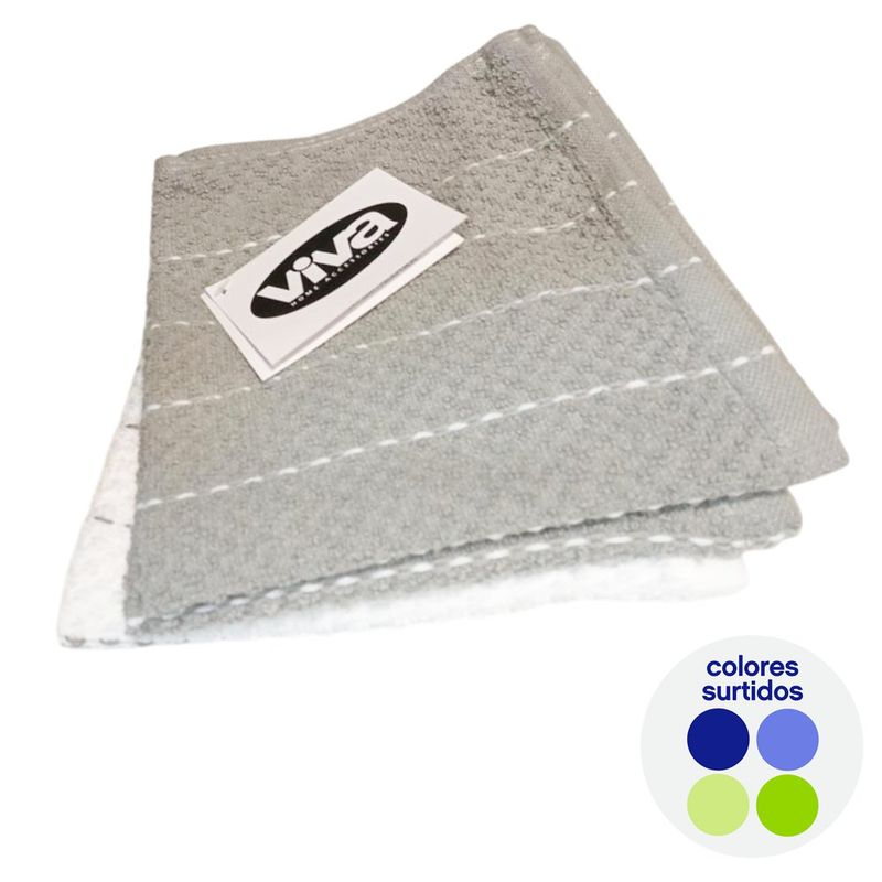 Set de 3 Toallas de Cocina Colores Surtidos