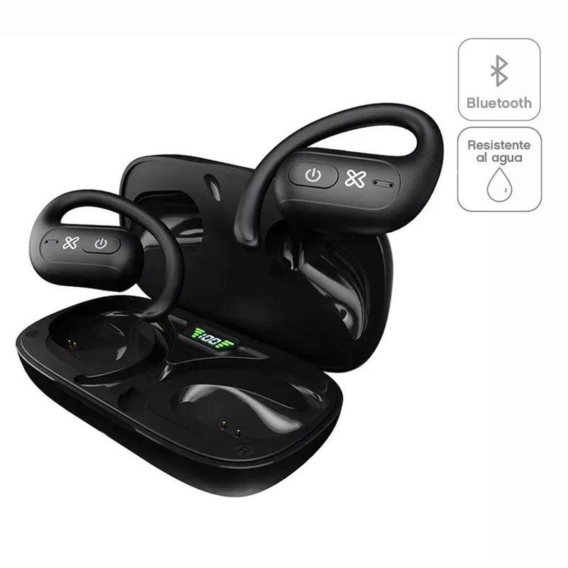 Audífonos Inalámbricos TWS OpenBuds con Micrófono ENC Color Negro