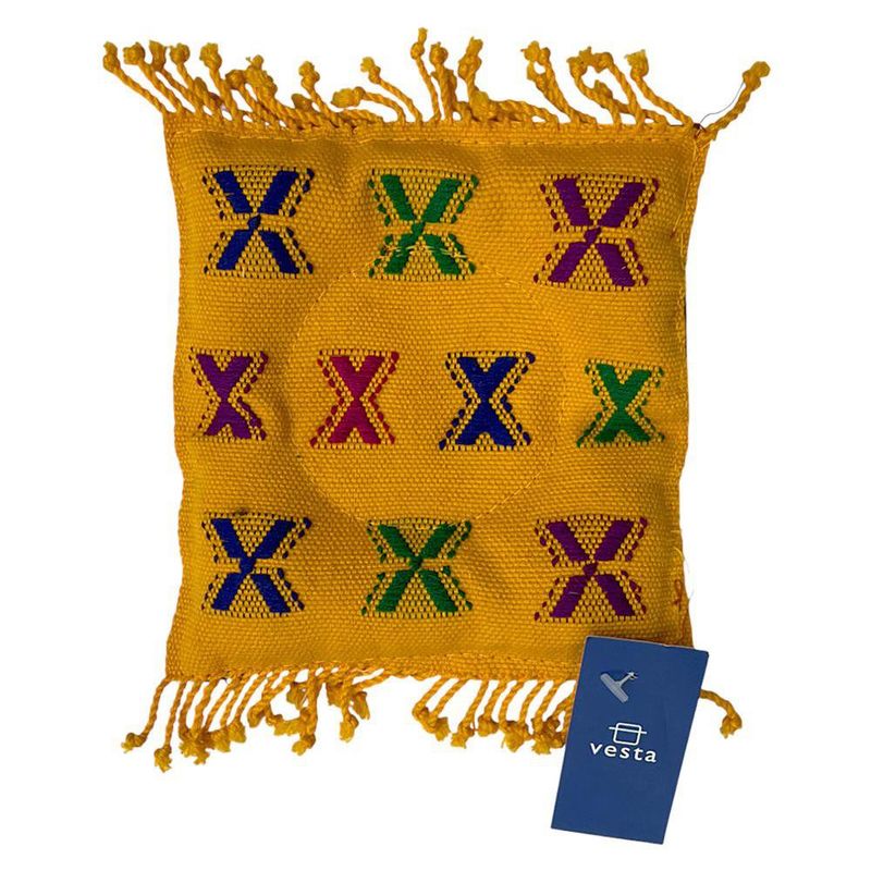 Porta Taza Aromático con Tela Típica Diseños Surtidos