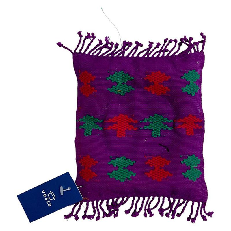 Porta Taza Aromático con Tela Típica Diseños Surtidos