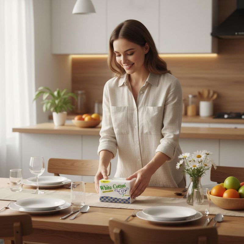 Servilletas de Papel Medianas Paquete de 100 Unidades