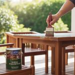 Barniz Poliuretano Sher-Wood  Exterior - Interior Brillante 1 Galón