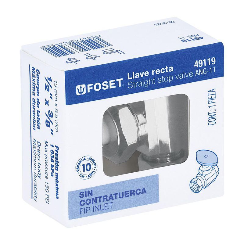 Contrallave Angular 1/2 X 3/8 Plg