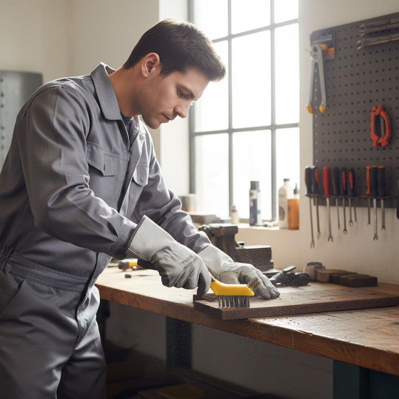 Set de 3 Cepillos de Alambre con Mango Ergonómico
