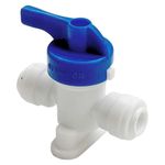 Válvula Manual 1/4 Plg a Presión para Conexión Rápida