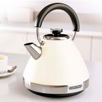 Hervidor Eléctrico Piramidal Crema con Filtro 1.5 L