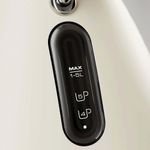 Hervidor Eléctrico Piramidal Crema con Filtro 1.5 L