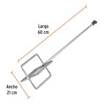 Varilla Mezcladora para Taladro Tipo Jaula 24 Plg