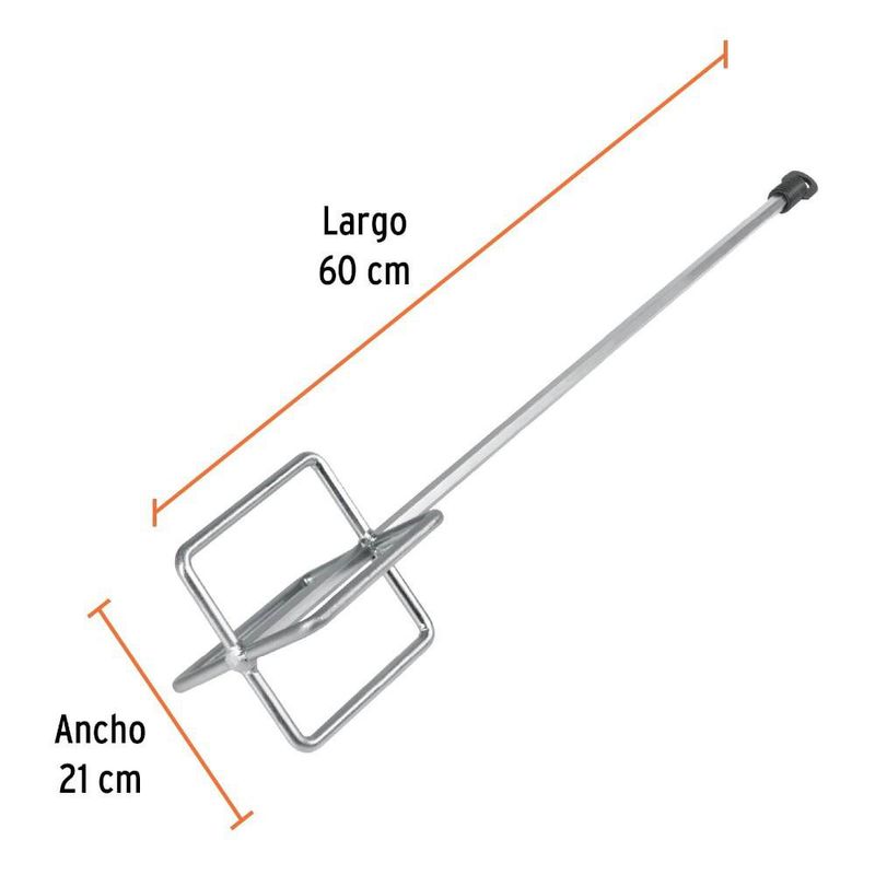 Varilla Mezcladora para Taladro Tipo Jaula 24 Plg