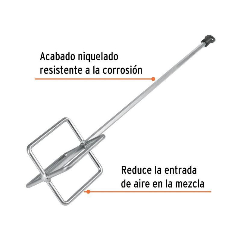 Varilla Mezcladora para Taladro Tipo Jaula 24 Plg