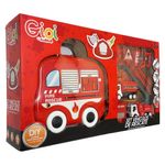 Set de Vehículos de Rescate Rojos