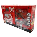 Set de Vehículos de Rescate Rojos