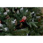 Árbol de Navidad Nevado con Bayas y Conos 2.28 Metros