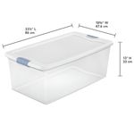 Caja Plástica Extra Grande Transparente 106L
