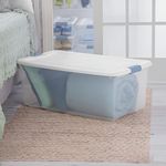 Caja Plástica Extra Grande Transparente 106L