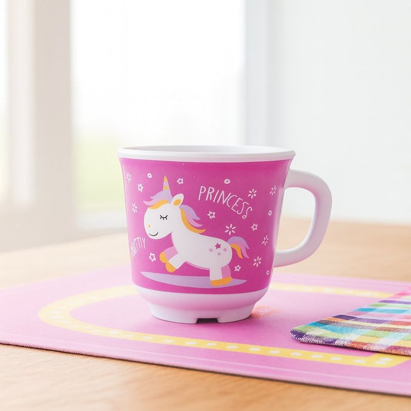 Taza Infantil Unicornio 6 Oz Plástico