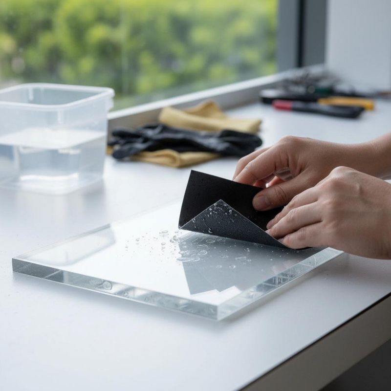 Lija de Agua Color Negro Grano 280