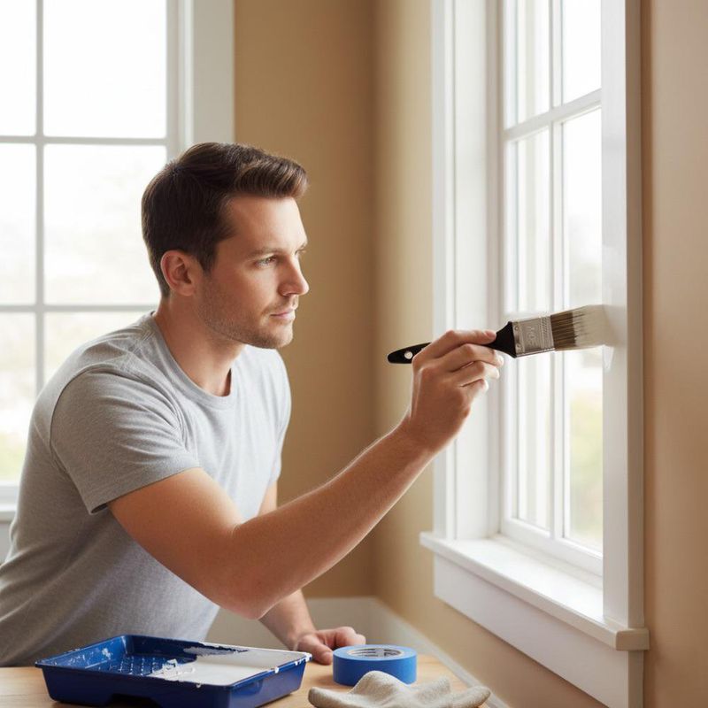 Brocha con Mango Negro y Cerdas Sintéticas