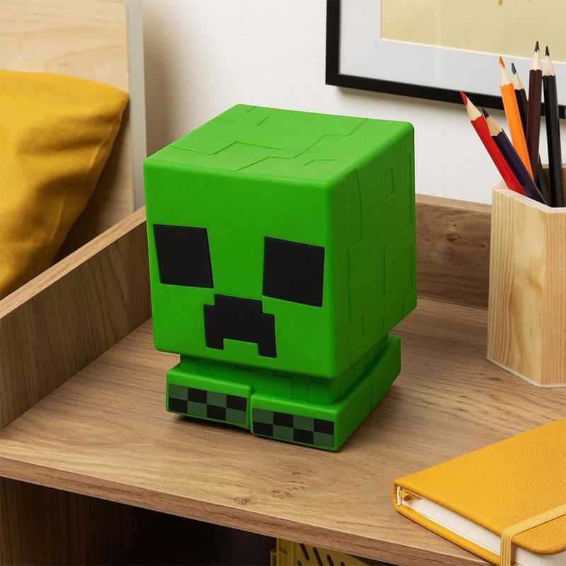 Lámpara Squishy Recargable Creeper Minecraft
