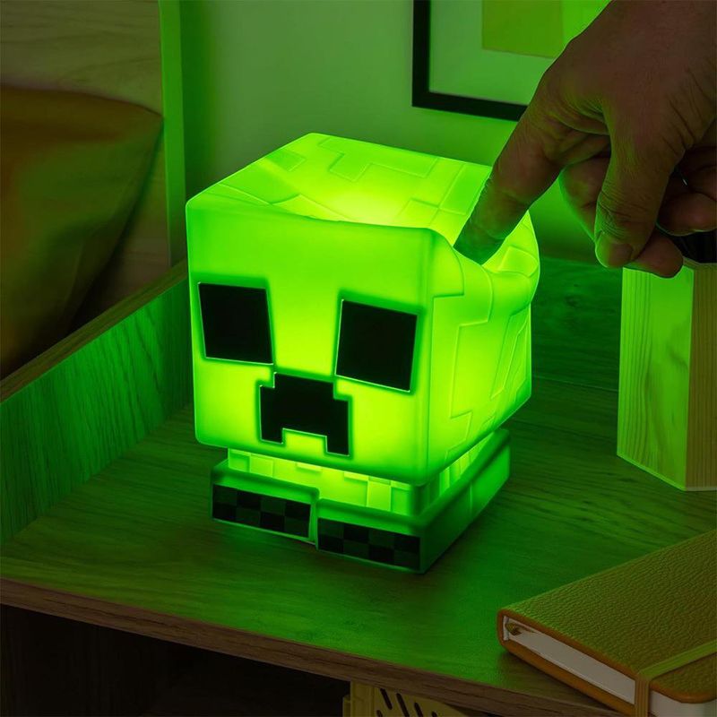 Lámpara Squishy Recargable Creeper Minecraft