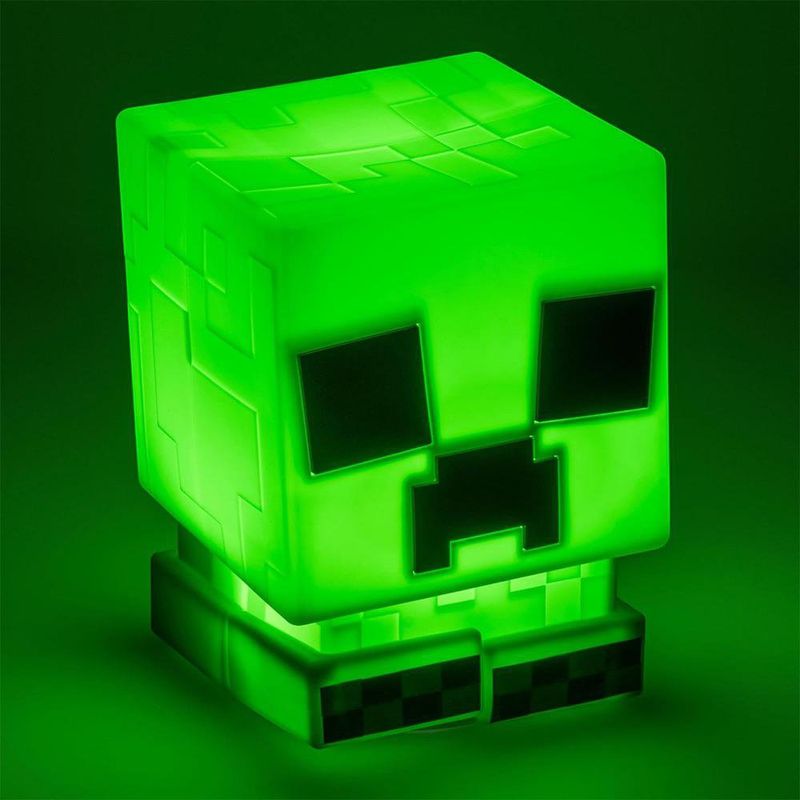 Lámpara Squishy Recargable Creeper Minecraft