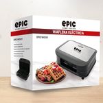 Waflera Eléctrica Epic Antiadherente 700W Modelo EPICW001