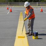 Tráfico Caucho Clorado Mate Amarillo 1 Gal