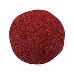 Cojín Navideño Redondo con Brillos Rojo